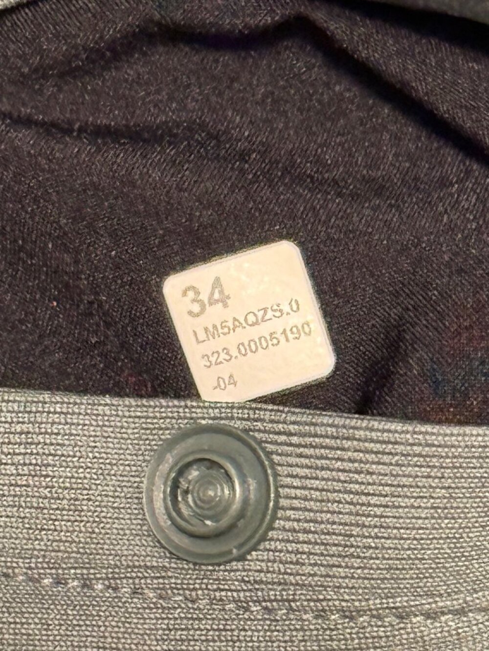 Lululemon ABC Slim Fit Olive Green Warpstreme Pants Men's Size 34 EUC LM5AQZS - Picture 8 of 10